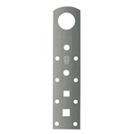 Gebr. Bodegraven hijsoog - 200x46x2,5mm - verzinkt