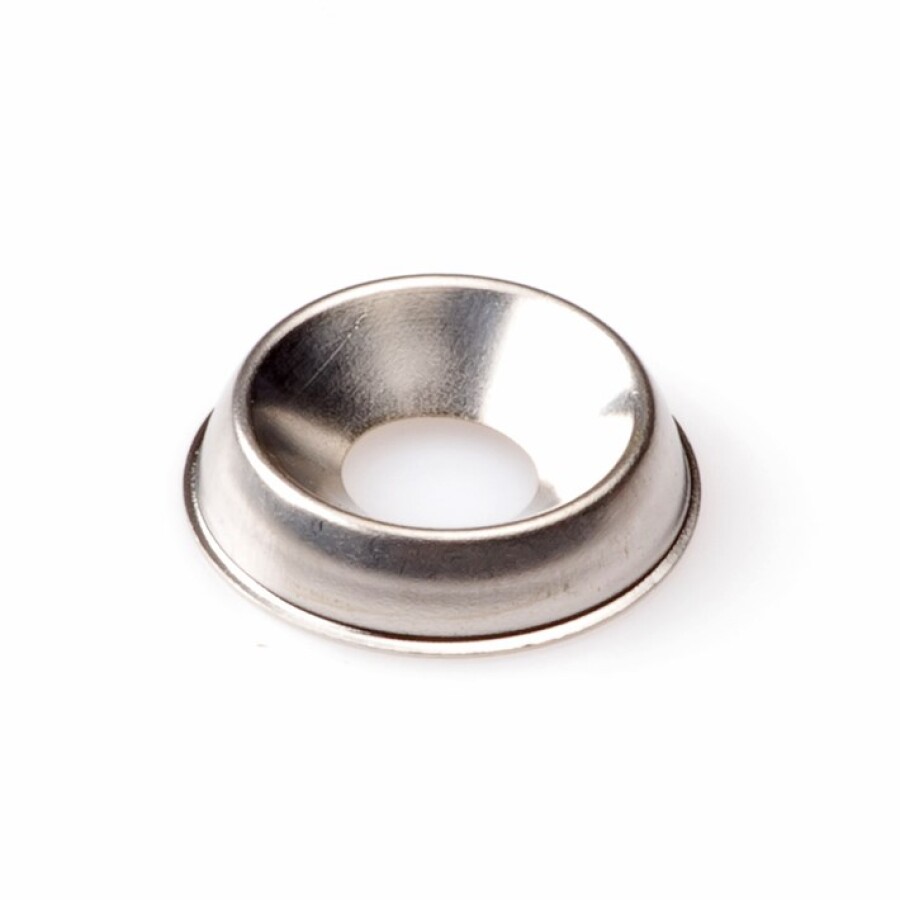 Hoenderdaal kraalring [100x] - VERNIKKELD - 15x5.5x3.2mm