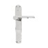 Dauby deurkruk op schild - Pure PH1928 / P40 - wit brons - blind