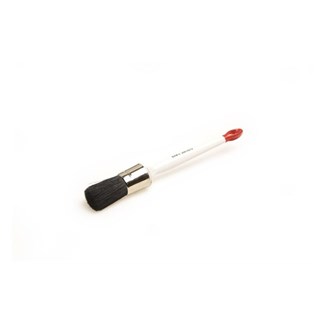 ANZA plastieke verfkwast - witte steel met rode punt - maat 16 - Ø 29 mm