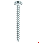 HECO TOPIX-plus tellerkopschroeven - verzinkt - 6x140/72 mm - T30 - deeldraad - 100 st