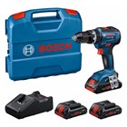 Bosch GSB 18V-55  PROFESSIONAL 18V accuschroefboormachine incl [3st] 4.0 Ah accu's en lader in koffer