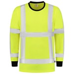 Tricorp 103002 T-Shirt RWS Birdseye lange mouw - Fluor Geel - maat XXL