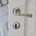 Dauby deurkruk met rozet - Pure PH1830 / 50 - wit brons  