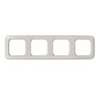 Busch-Jaeger afdekraam - 4-voudig - 4045061 - crèmewit