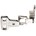 Hetal projectscharnier - armdeel MB-6510 halfopdek  