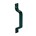 Gebr. Bodegraven handgreep - 170x25x5mm - zwart - 734178.B001+barcode