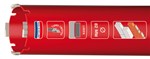 Nastroc diamantboor droog - 152x300 mm - M30 aansluiting