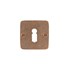Dauby sleutelrozet - Pure 50Q - ruw brons