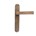 Dauby deurkruk op schild - Pure PH1930 / P40 - ruw brons - blind