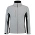 Tricorp softshell jack - Bi-Color - Workwear - 402002 - grijs/zwart - maat XXL