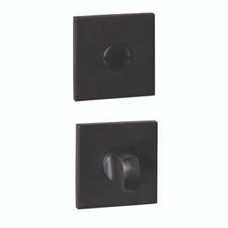 Intersteel WC-sluiting verdekt 53x53x6mm met stift 6-8mm PVD Zwart