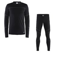 Craft Active Thermo onderkledingset - shirt + lange broek - zwart