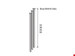 Dutack brads - SKN16 - 20° hoek - 1,6 x 45 mm - RVS - 2000 stuks