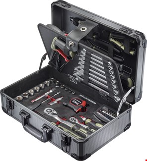 XHANDER aluminium gereedschapskoffer 112-delig 