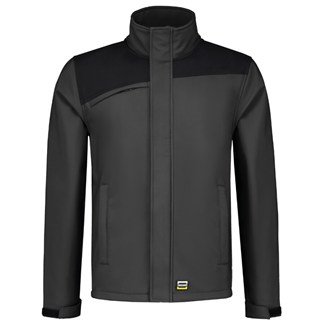 Tricorp softshell jas - Naden - bicolor - donkergrijs/zwart - M - 402021