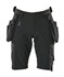 Mascot Advanced short - 17149-311 - afritsbare spijkerzakken - zwart - maat C48
