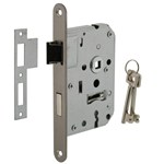 Intersteel dag- en nachtslot - doornmaat 50 mm - klavier - 55mm - RVS geborsteld