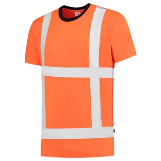 Tricorp 103005 T-shirt RWS Birdseye - fluor orange - maat 5XL