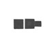 Dauby meubelknop - Pure PQ-20 - verouderd ijzer zwart - 20 mm