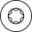 HECO TOPIX-plus glaslatschroeven - lenskop verzinkt - 3,5x50/27 mm - T10 - deeldraad - 500 st