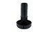 keukenstelpoot - 150mm - zwart kunststof -5 tot +20mm