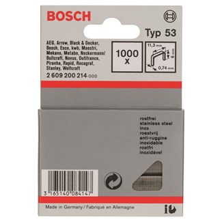 Bosch nieten - met fijne draad - type 53 - RVS
