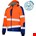 Opsial Softshell jas oranje-marineblauw High-Visibility - maat S