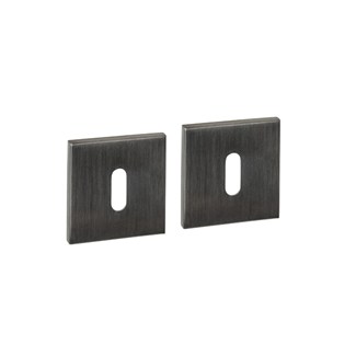 Intersteel Sleutelrozetten verdekt 53x53x6mm PVD Antraciet