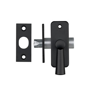 AXA 7320-25-38/E inboorgrendel met sluitplaat - doornmaat 25mm zwart 