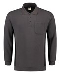 Tricorp polosweater Bi-Color - Workwear - 302001 - donkergrijs/zwart - maat 3XL