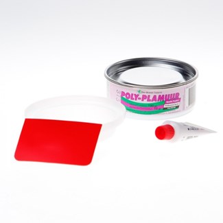 Zwaluw Poly Plamuur - 200 g - met verharder - gebroken wit 
