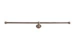 Dauby toiletrolhouder dubbel - Pure Plus - ruw brons - 700 mm