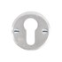 Dauby cilinderrozet - Pure 50R - mat wit brons - 50 mm