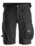 Snickers Workwear stretch korte broek - 6143 - zwart - maat 60