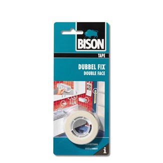 Bison dubbelzijdige schuimtape - dubbel Fix - 1.5 m x 19 mm -  rol 