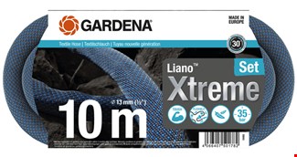 Gardena textielslang 18460 Liano™ Xtreme+ broes/slangstuk set 10m