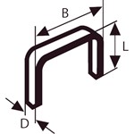 Bosch nieten met fijne draad - type 53-8 - [5000x]