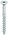 HECO TOPIX-plus schroeven - platkop verzinkt - 5x100/60 mm - Torx T-20 (HD20) - deeldraad - 100 st