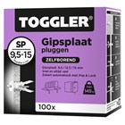 Toggler gipsplaatplug (100x) - SP 9,5-15 mm - paars