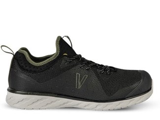 Vismo werkschoenen - Reform - S3 ESD - zwart/groen - maat 43 - XL Extralight