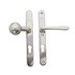 Dauby veiligheidsbeslag knop/kruk - Pure TOP + PHL - wit brons - profielcilinder 92 mm