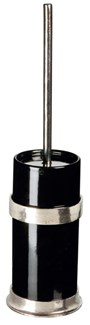 Dauby toiletborstel houder - Pure Plus - wit brons - blackpot