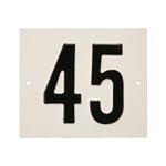 Besbo huisnummerplaat - Nr. 45 - aluminium