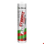 Zwaluw Hybrifix universele hybride lijm en kit - 290 ml koker - zwart