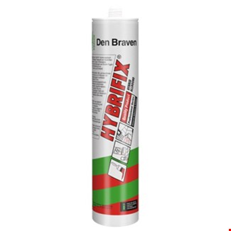 Zwaluw Hybrifix universele hybride lijm en kit - 290 ml koker - zwart