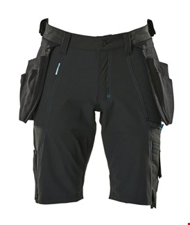 Mascot Advanced short - 17149-311 - afritsbare spijkerzakken - zwart - maat C66