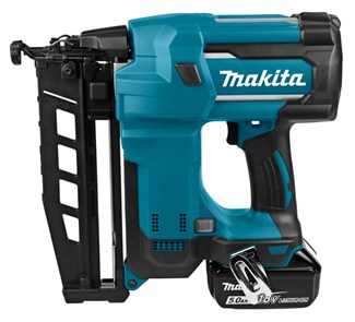 Makita accu brad tacker - DBN600RTJ - 18V - 2x5.0 Ah accu en snellader - in Mbox