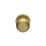Intersteel voordeurknop rond zwaar - ø 72 mm - messing getrommeld