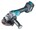 Makita haakse accu slijpmachine - GA023GZ - 40V Max - 125mm - excl. accu en lader - in doos